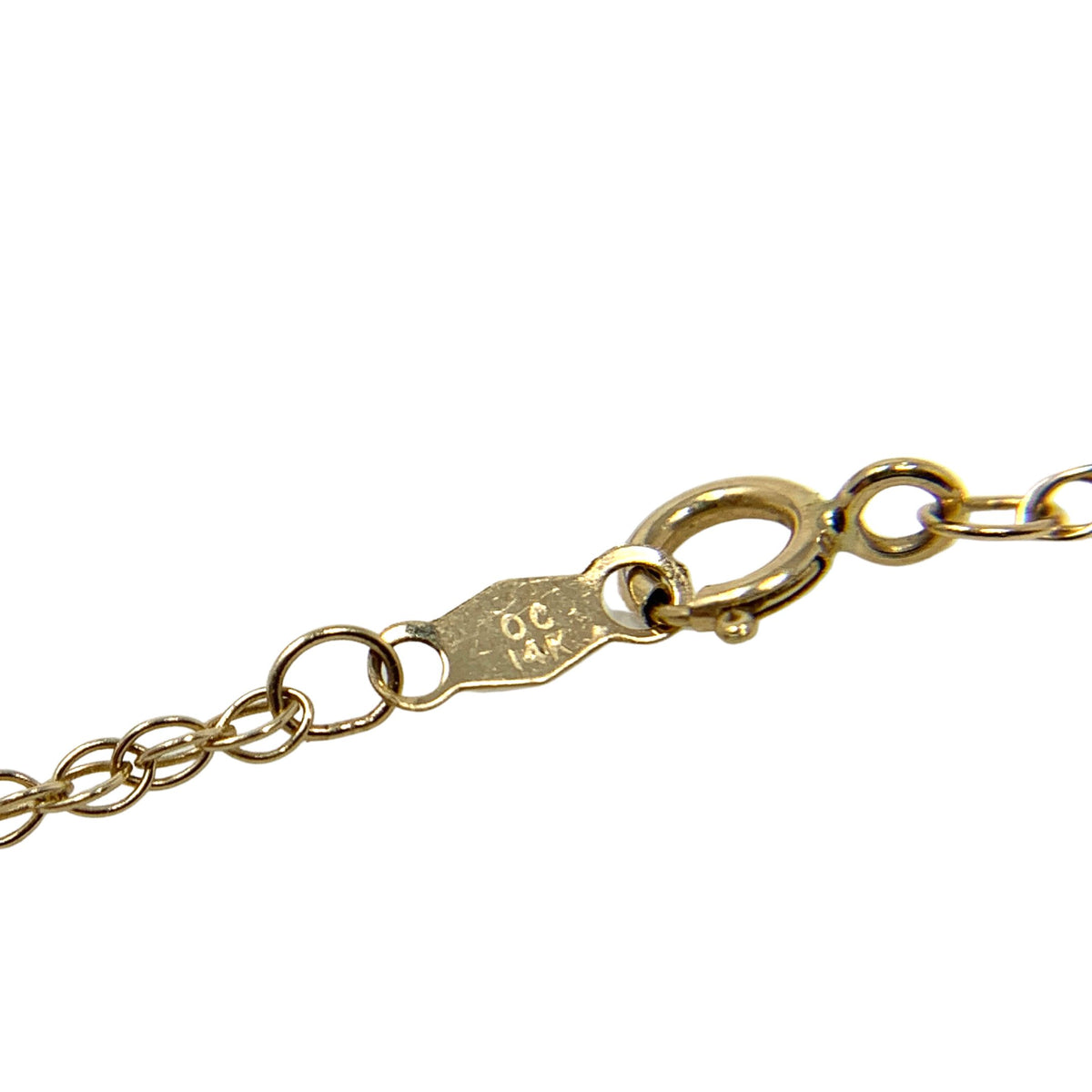 14K Gold 24" Multi Link Chain Necklace