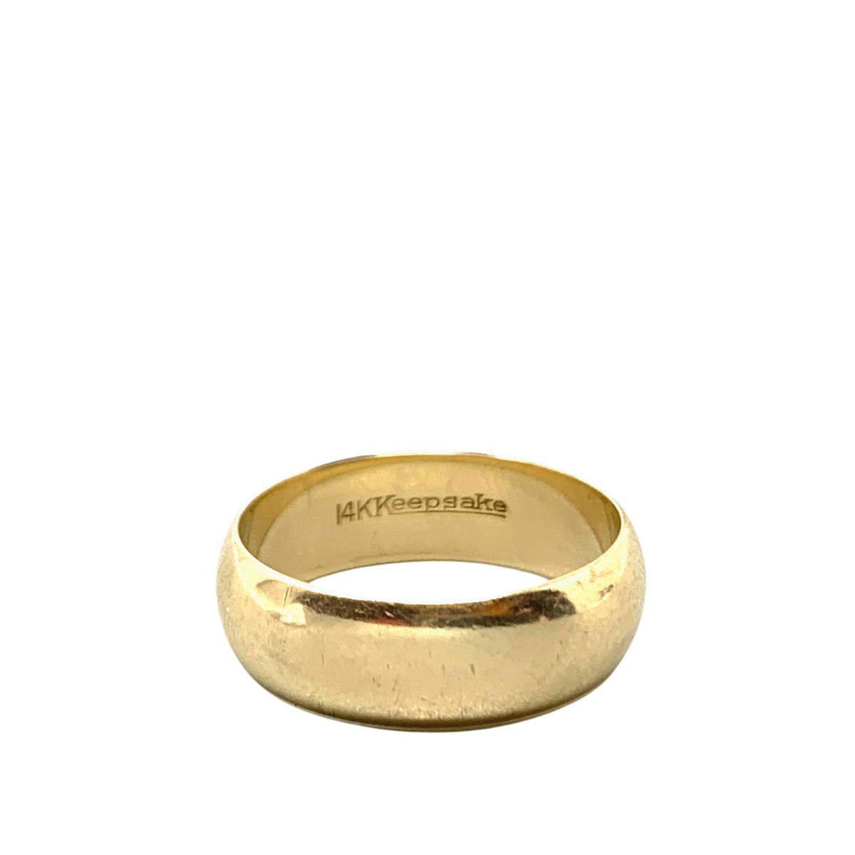 Keepsake 14K Gold 6.5mm Wedding Band