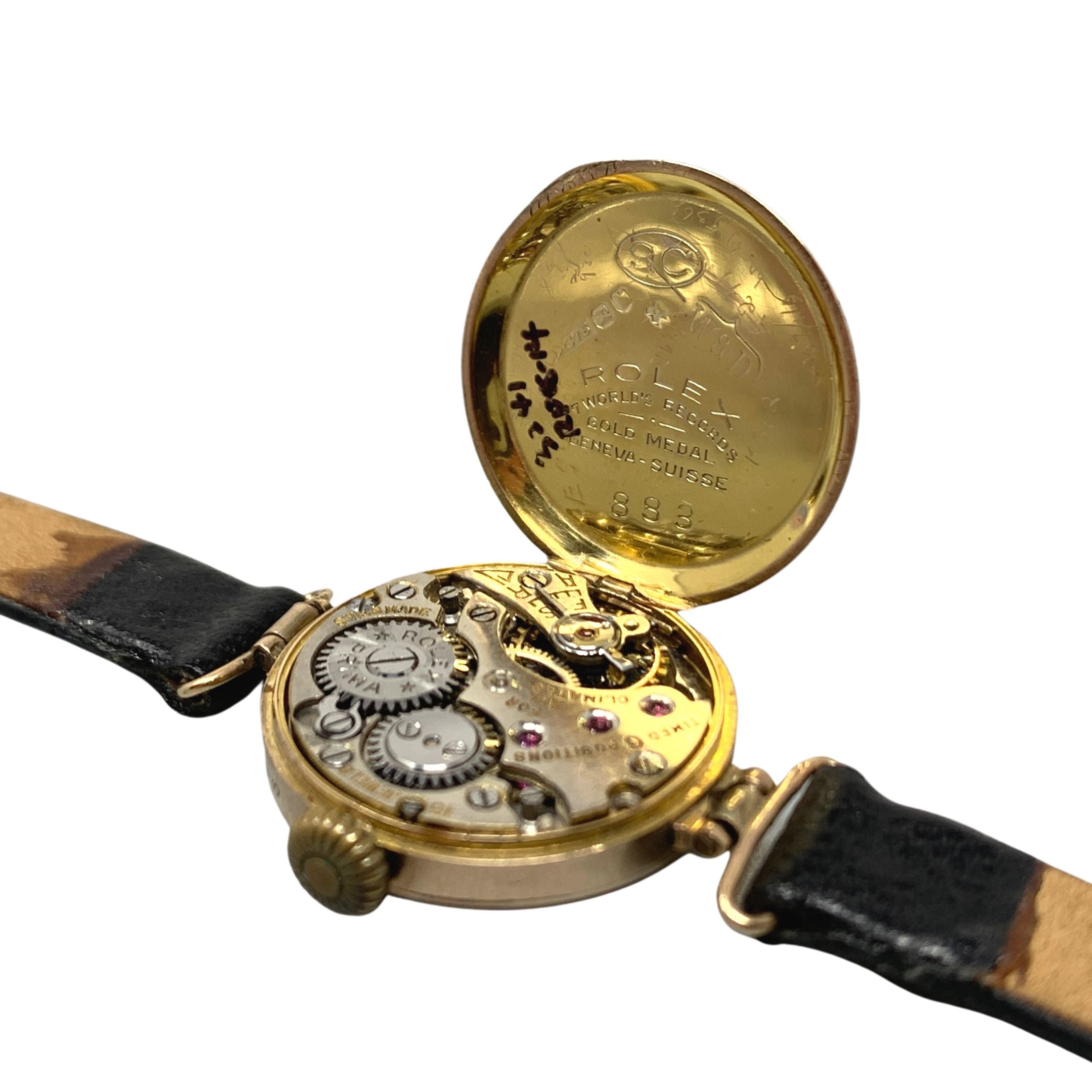 Rolex 1920's Ladies Prima 9K Sunburst Dial 22mm Watch – Goodman's 
