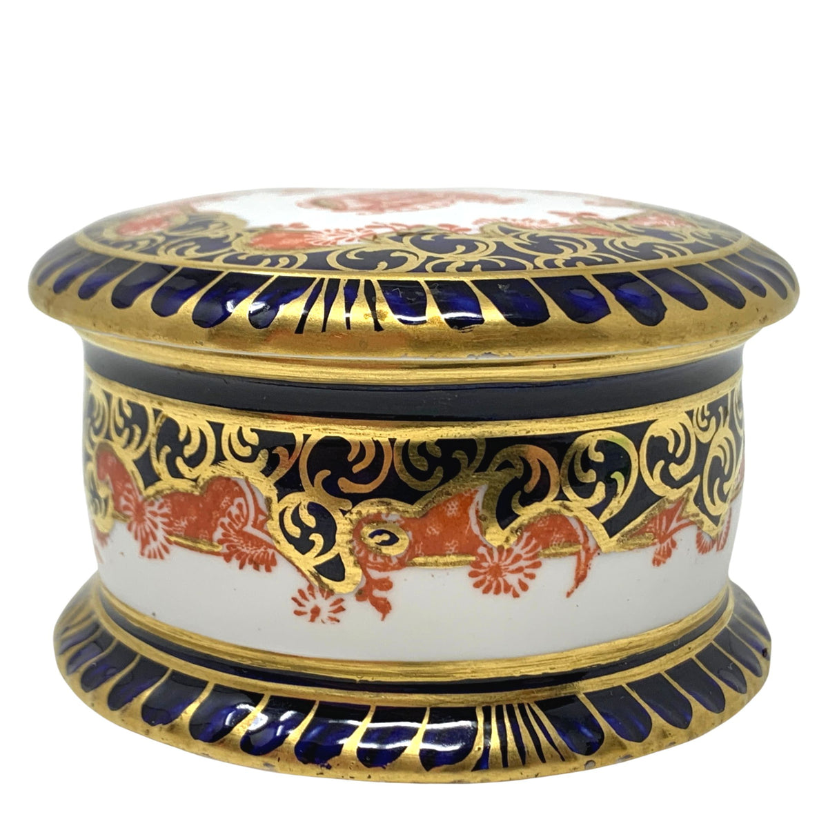 Royal Crown Derby Imari Lidded Trinket Box