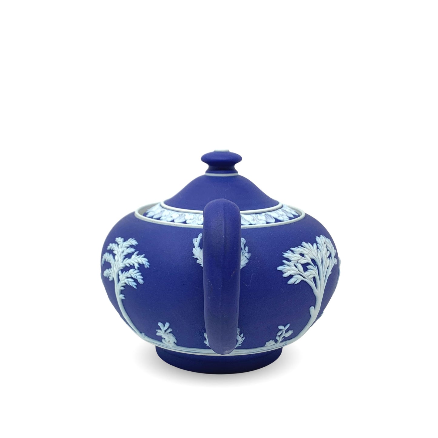Wedgwood Cobalt Blue Jasperware Teapot