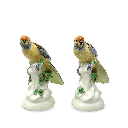 Mottahedeh Italian Parrot Figurines (2)