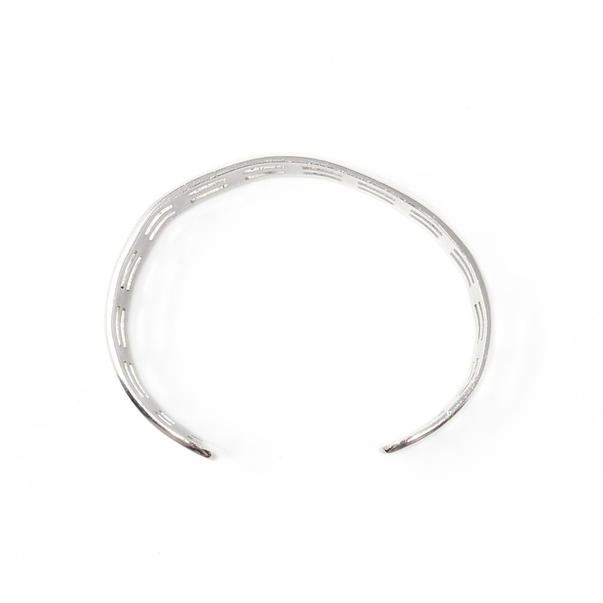 Cynthia Gale NYC GeoArt Handmade Sterling Geometric Modernist Cuff Bracelet