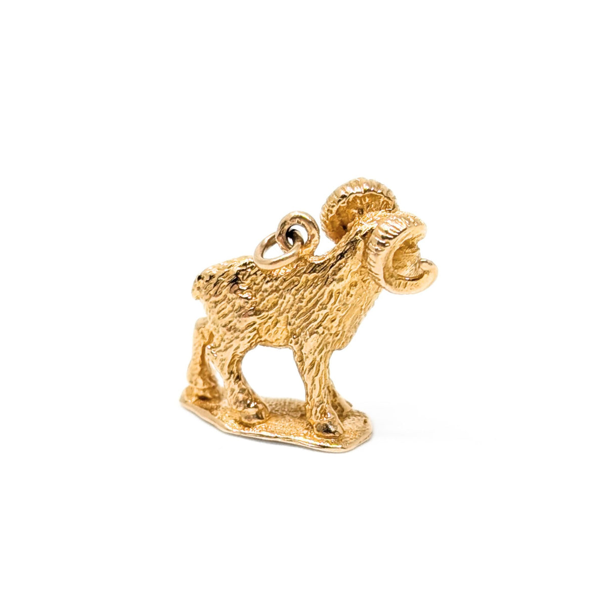 13K Gold 1950’s Ram Charm