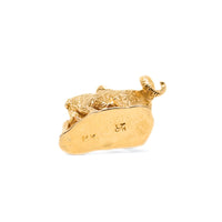 13K Gold 1950’s Ram Charm