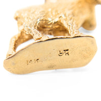13K Gold 1950’s Ram Charm