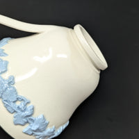 Wedgwood "Lavender on Cream" Plain Edge 8pc Demitasse Cup & Saucer Set