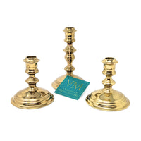 Virginia Metalcrafters Colonial Williamsburg "Sarah Coke" Candlesticks (Set of 3)