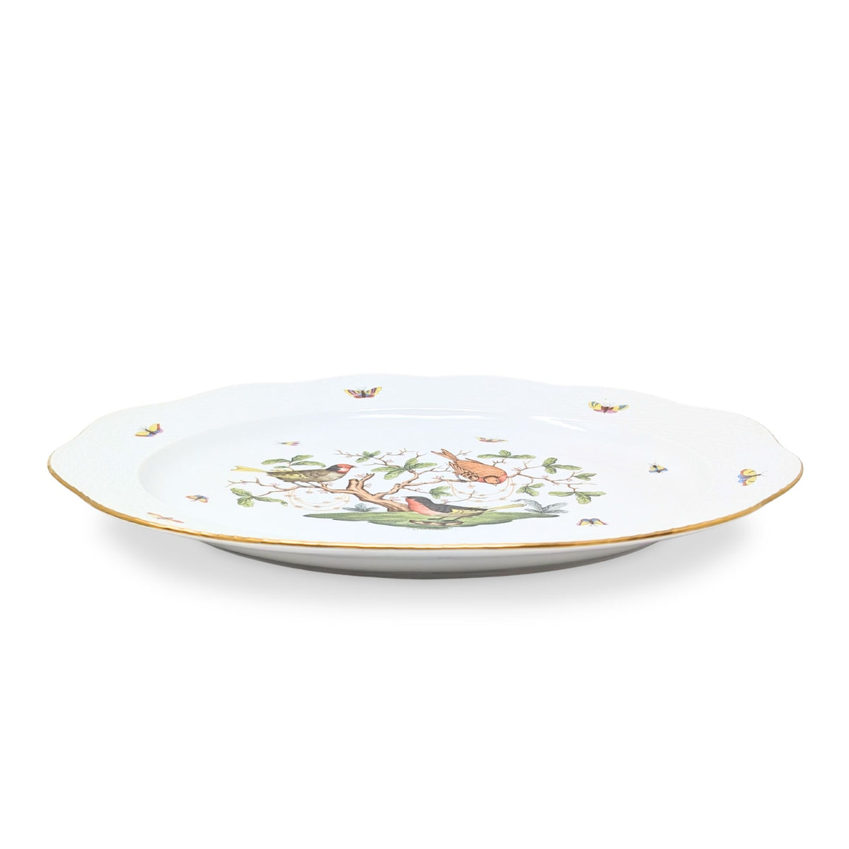 Herend "Rothschild Bird" 16" Platter