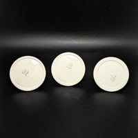 Wedgwood "Lavender on Cream" 3pc 1" Small Candlestick Set