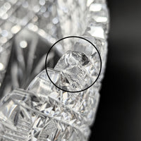 American Brilliant Period 14" Punch Bowl and Stand