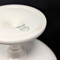 Wedgwood "Lavender on Cream" Compote & Plate 2pc Serving Set