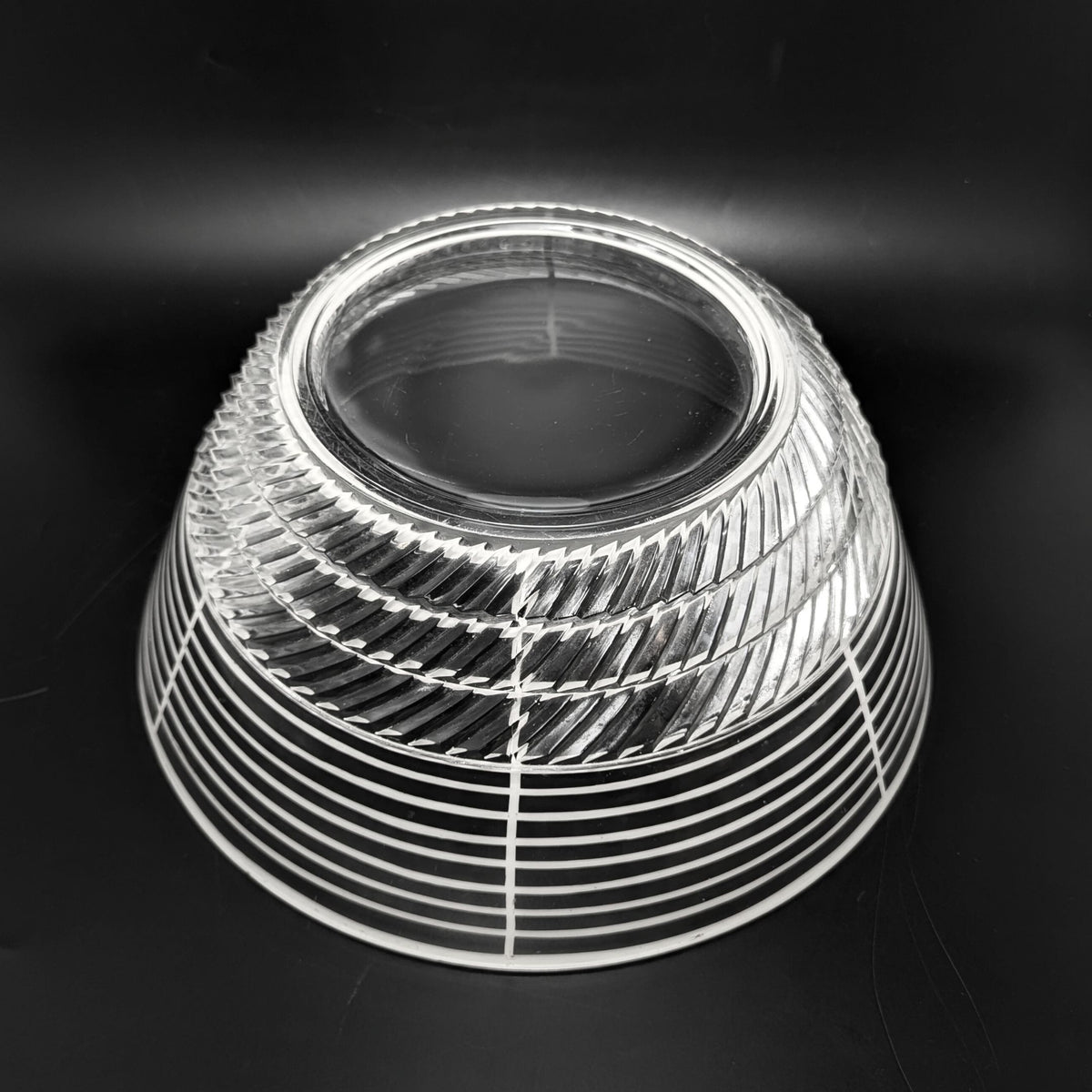 Art Deco Silver Overlay Pressed Glass Punch Bowl & 8 Punch Cups