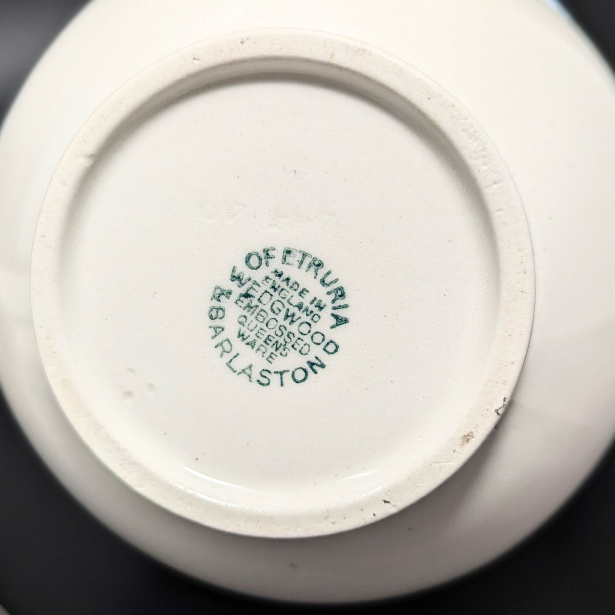 Wedgwood "Lavender on Cream" 2pc Vase & Box Dresser Set