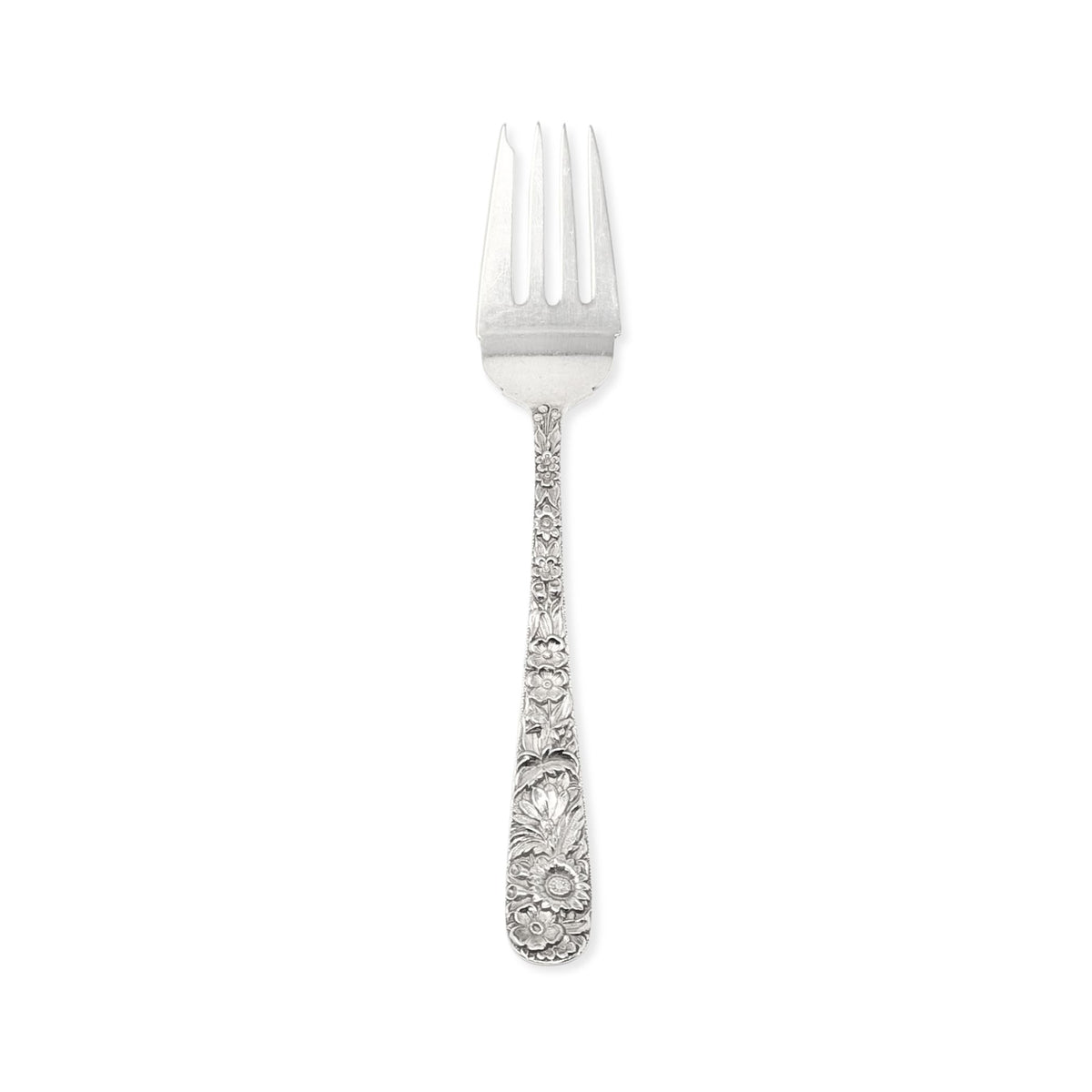 S. Kirk & Son Inc. "Repoussé" Sterling Silver Individual Salad Fork