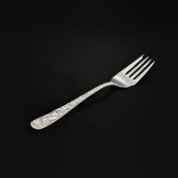 S. Kirk & Son Inc. "Repoussé" Sterling Silver Individual Salad Fork