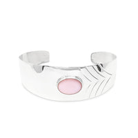 Sylvia Chee Navajo 7” Sterling Pink MOP 21mm Arrow Cuff Bracelet