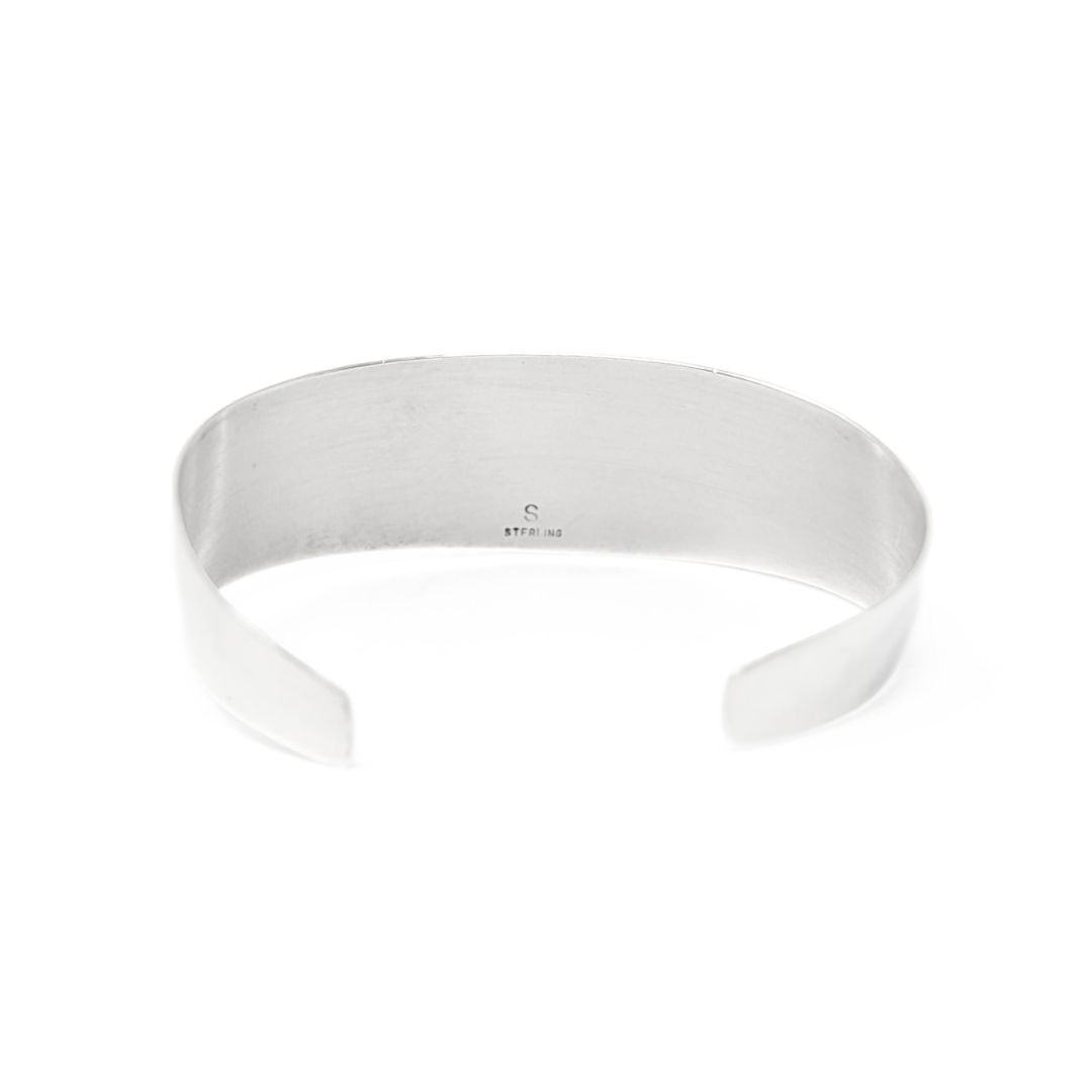 Sylvia Chee Navajo 7” Sterling Pink MOP 21mm Arrow Cuff Bracelet