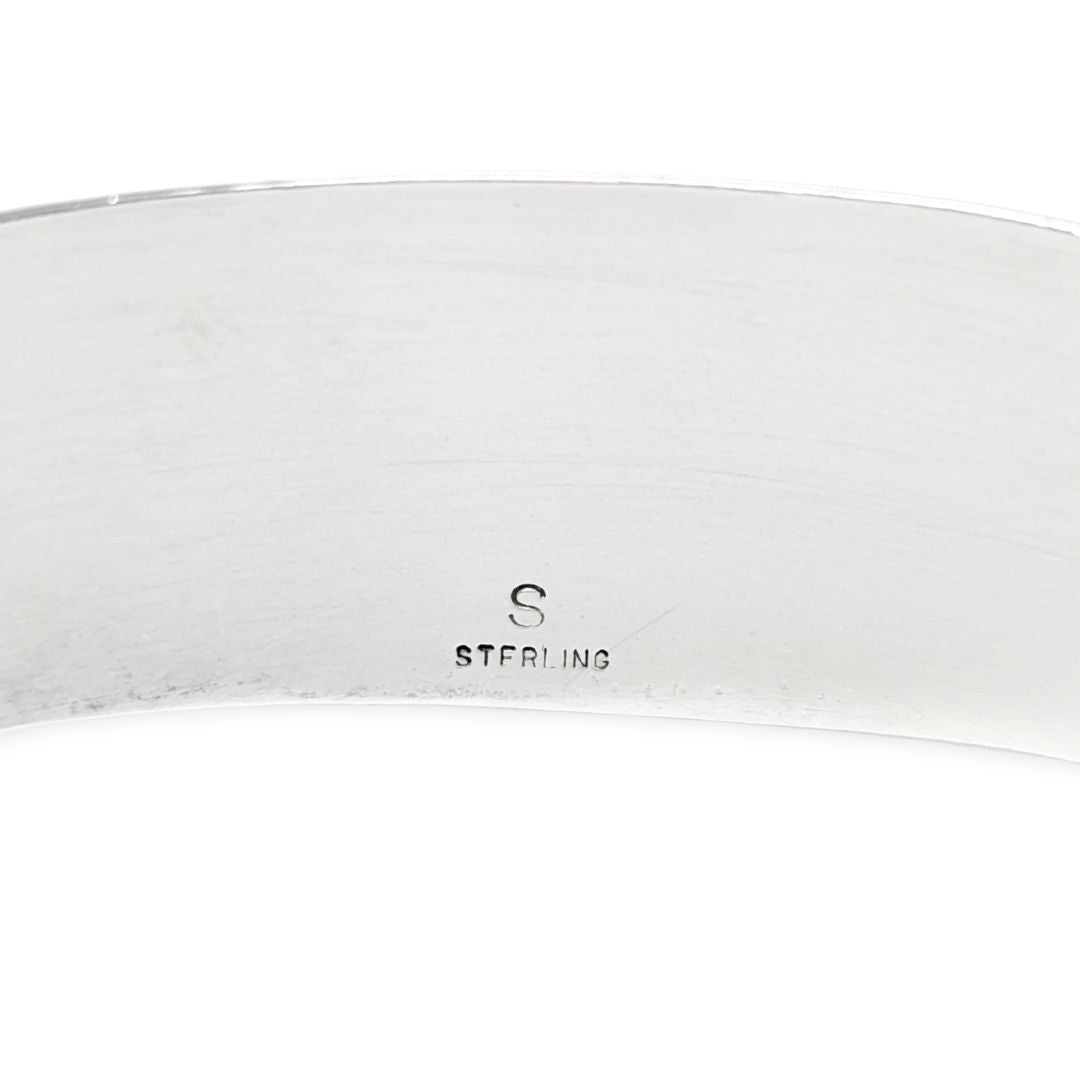 Sylvia Chee Navajo 7” Sterling Pink MOP 21mm Arrow Cuff Bracelet