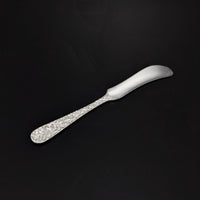 S. Kirk & Son Inc. "Repoussé" Sterling Silver Flat Butter Spreader