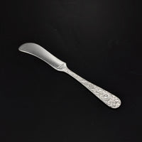 S. Kirk & Son Inc. "Repoussé" Sterling Silver Flat Butter Spreader