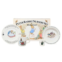 Wedgwood "Peter Rabbit" 4pc Nursery Set with Original Box