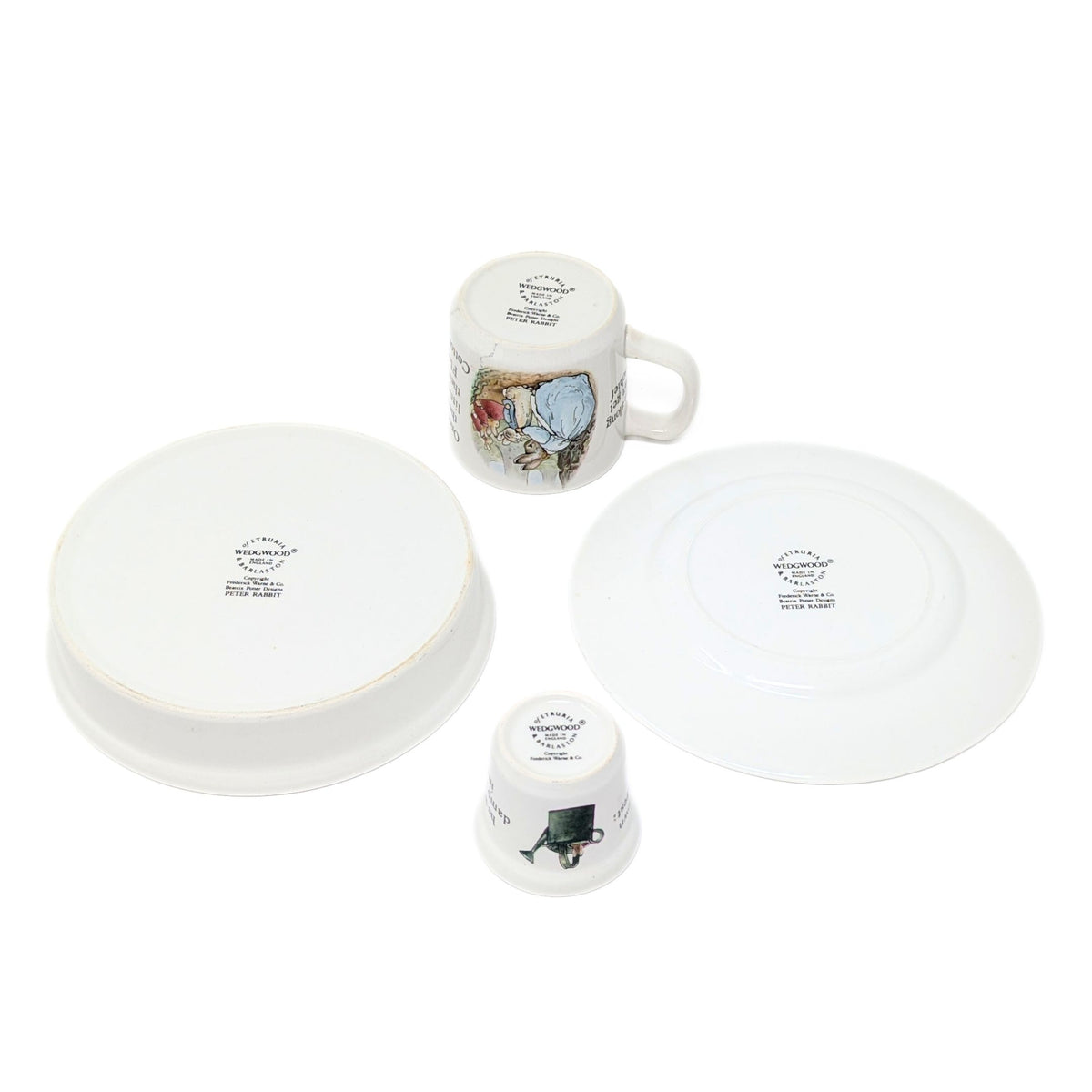 Wedgwood "Peter Rabbit" 4pc Nursery Set with Original Box