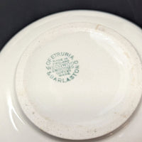 Wedgwood "Lavender on Cream" Shell Edge 12pc Flat Cream Soup Bowl & Saucer Set