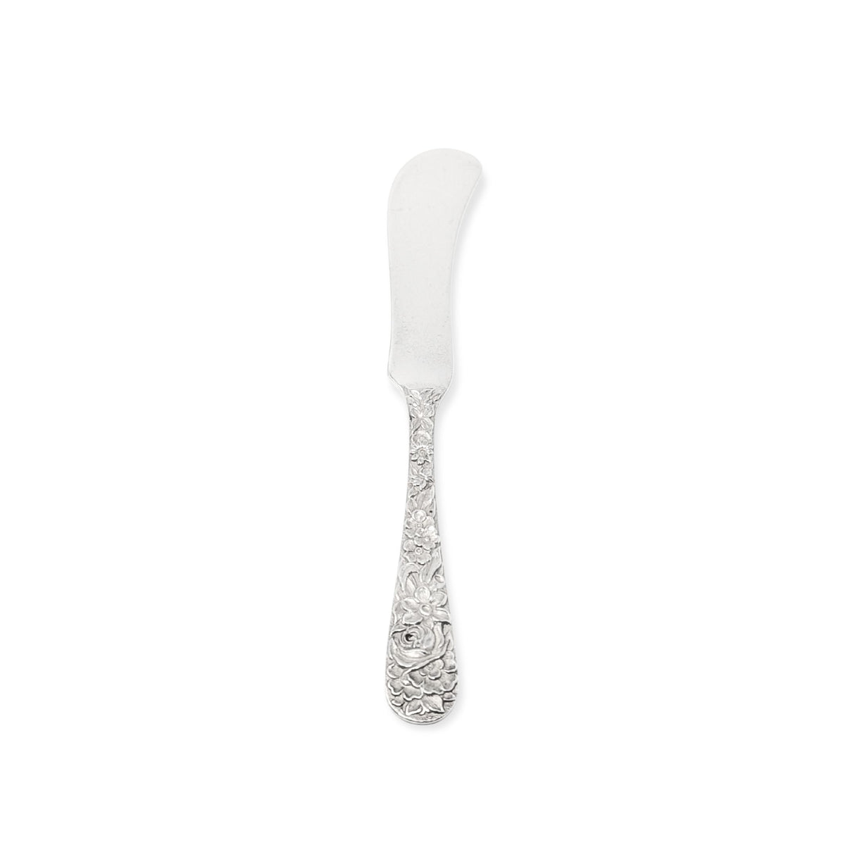S. Kirk & Son "Repoussé" Sterling Silver Flat Butter Spreader