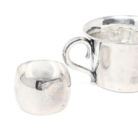 Vintage Japanese Sterling Silver 4pc Baby Set with Box