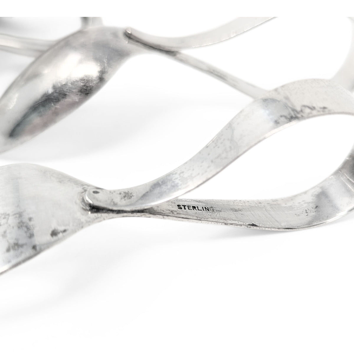 Vintage Japanese Sterling Silver 4pc Baby Set with Box