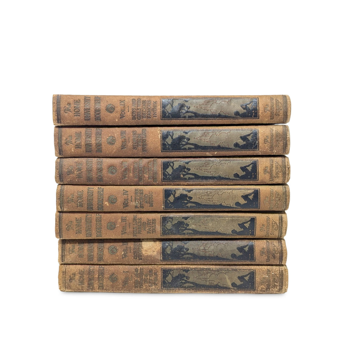 The Home University Bookshelf, Volumes 1-4 & 7-9, Published 1927 (7 Books)