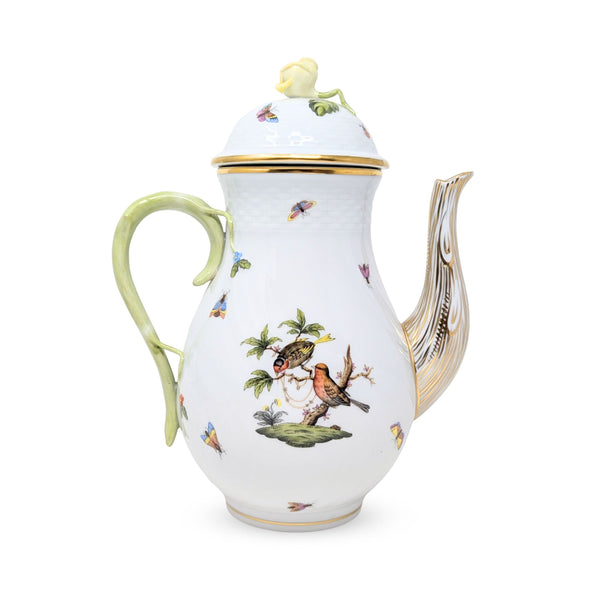 Herend "Rothschild Bird" Large Coffee Pot