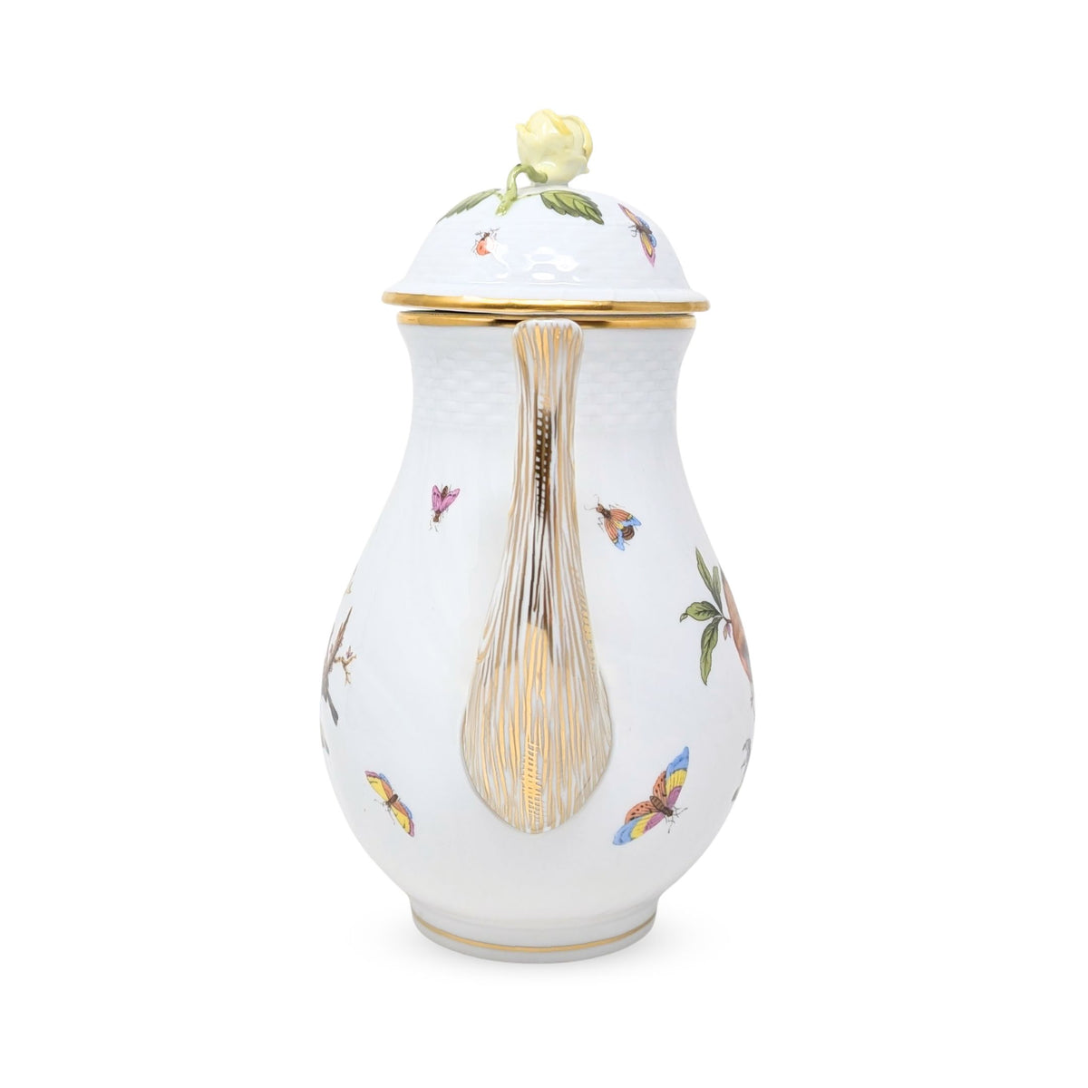 Herend "Rothschild Bird" Large Coffee Pot