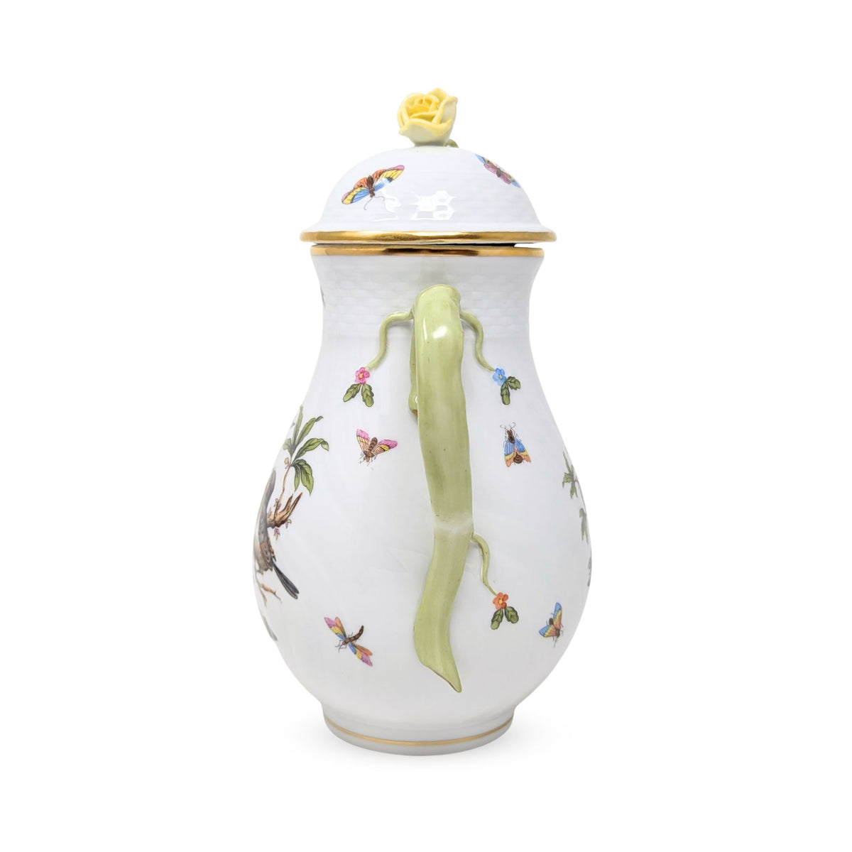 Herend "Rothschild Bird" Large Coffee Pot