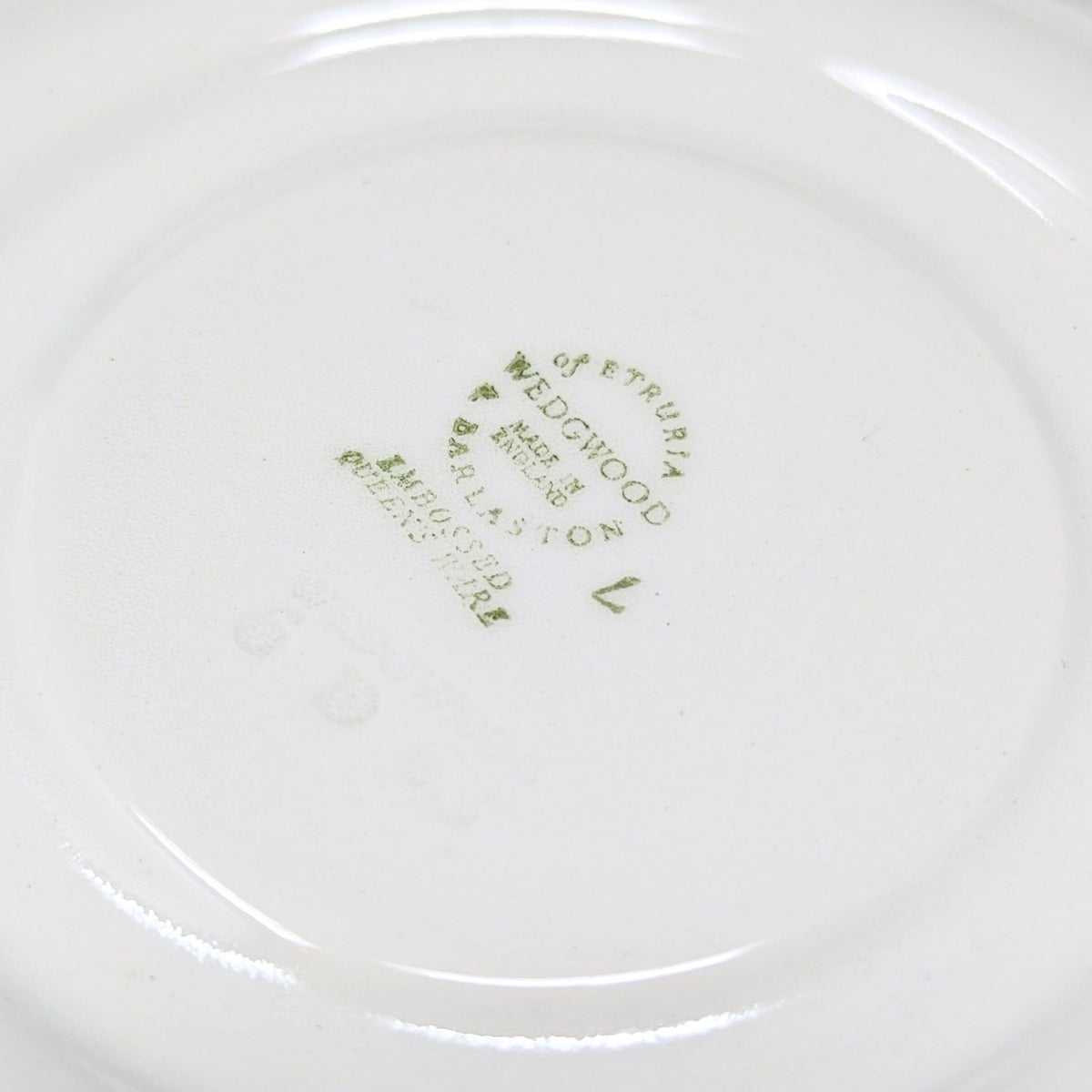 Wedgwood "Lavender on Cream" Shell Edge 24pc Footed Cup & Saucer Set