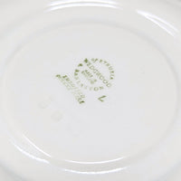 Wedgwood "Lavender on Cream" Shell Edge 24pc Footed Cup & Saucer Set