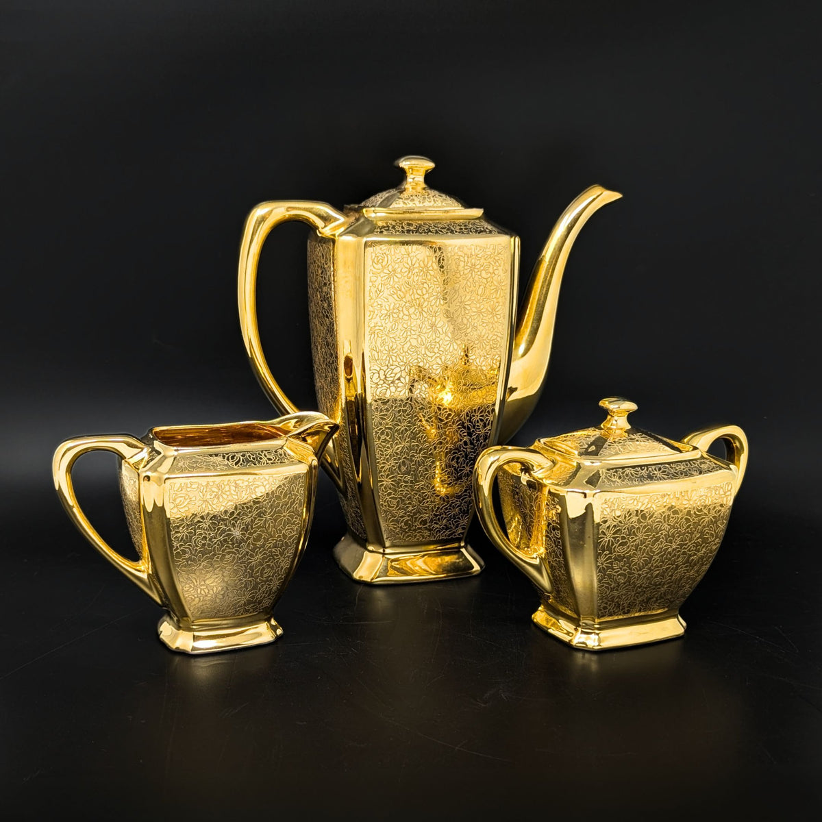 Arzberg "ARZ35" 24K Gold & Platinum Plated 35pc China Set