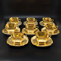 Arzberg "ARZ35" 24K Gold & Platinum Plated 35pc China Set