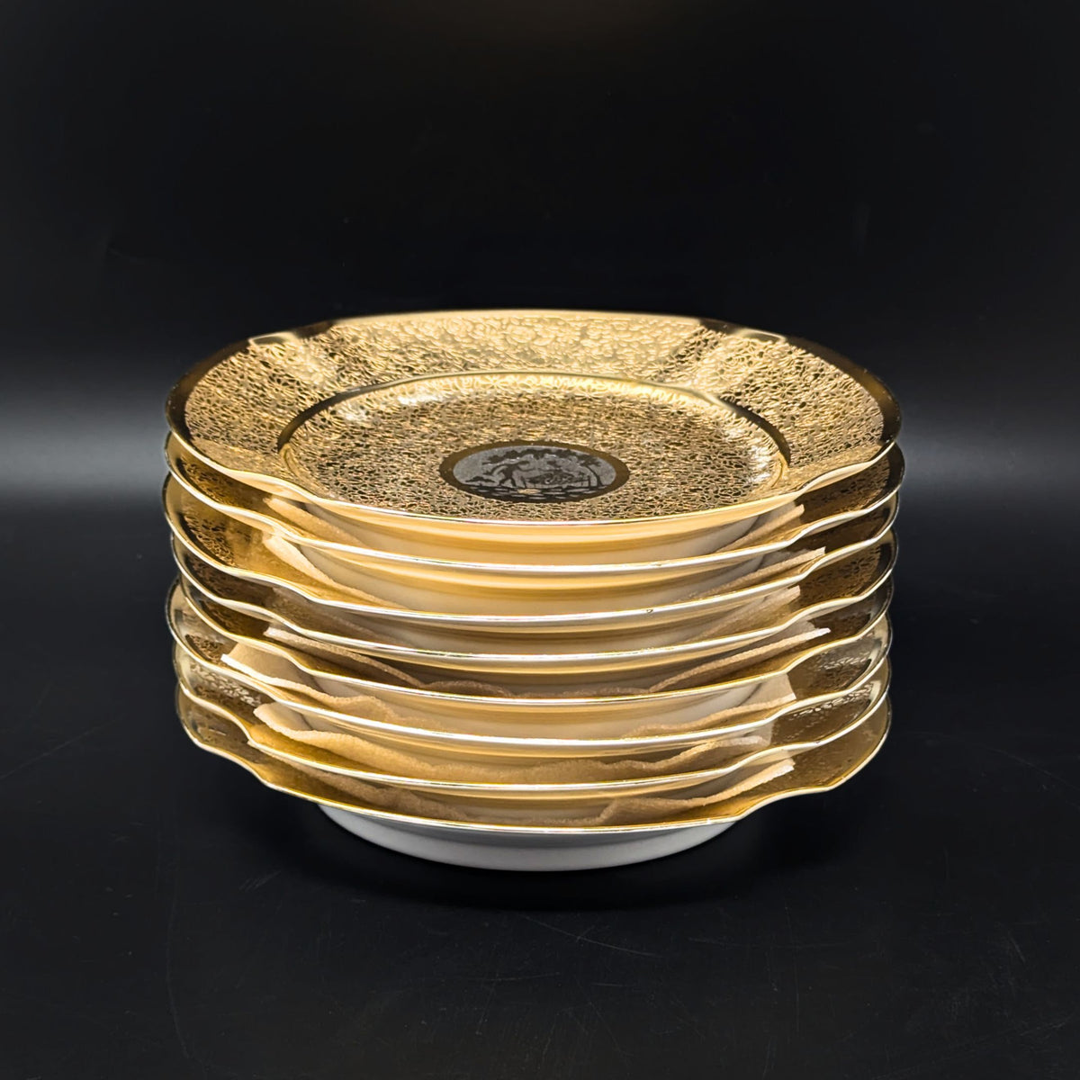 Arzberg "ARZ35" 24K Gold & Platinum Plated 35pc China Set