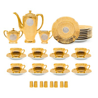 Arzberg "ARZ35" 24K Gold & Platinum Plated 35pc China Set