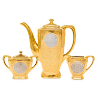 Arzberg "ARZ35" 24K Gold & Platinum Plated 35pc China Set