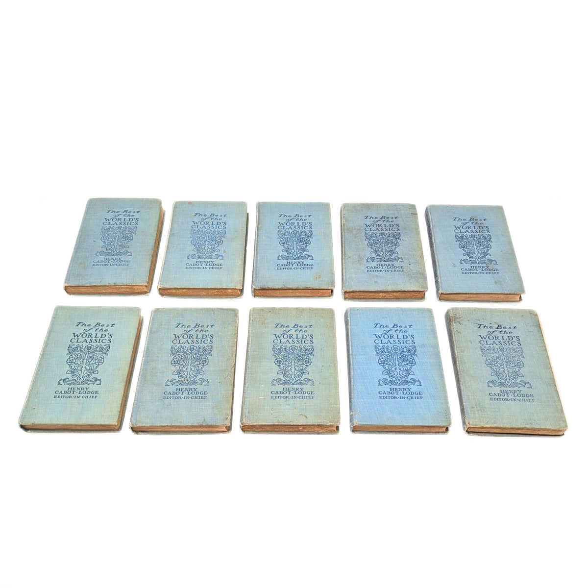 The Best of the World's Classics Edited by Henry Cabot-Lodge, 10 Volumes, 1909