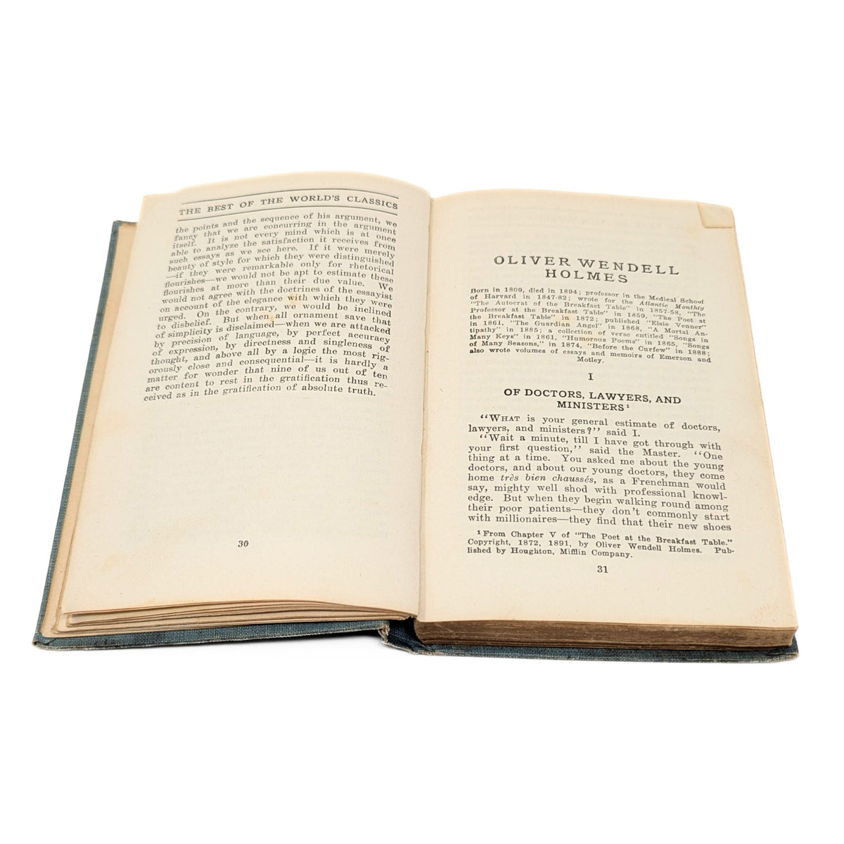 The Best of the World's Classics Edited by Henry Cabot-Lodge, 10 Volumes, 1909