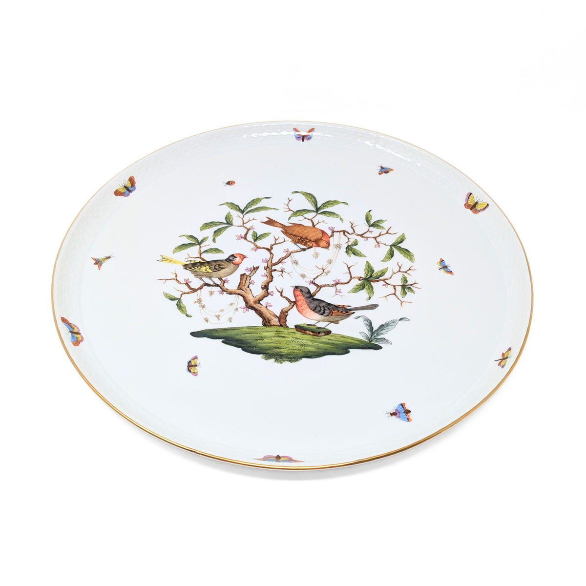 Herend "Rothschild Bird" 7-Piece Hors d'Oeuvres Set