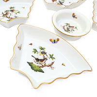 Herend "Rothschild Bird" 7-Piece Hors d'Oeuvres Set