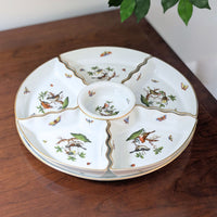 Herend "Rothschild Bird" 7-Piece Hors d'Oeuvres Set