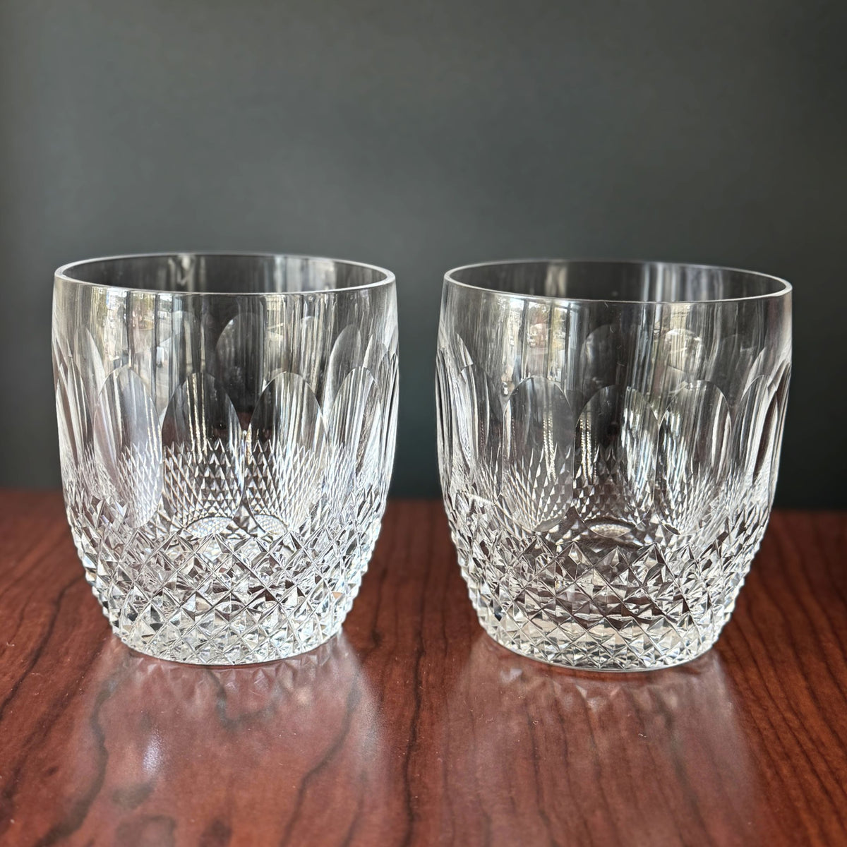 Waterford Crystal "Colleen" Pair of Old Fashioned Glasses