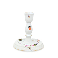 Herend "Market Garden" Pair of Tall Candlesticks