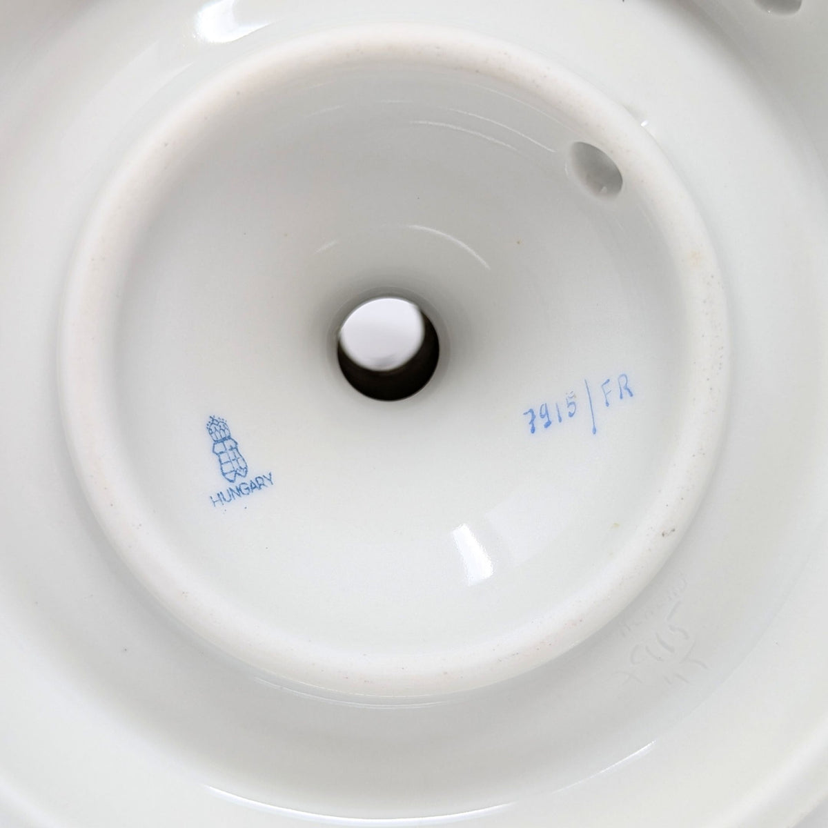 Herend "Market Garden" Pair of Tall Candlesticks